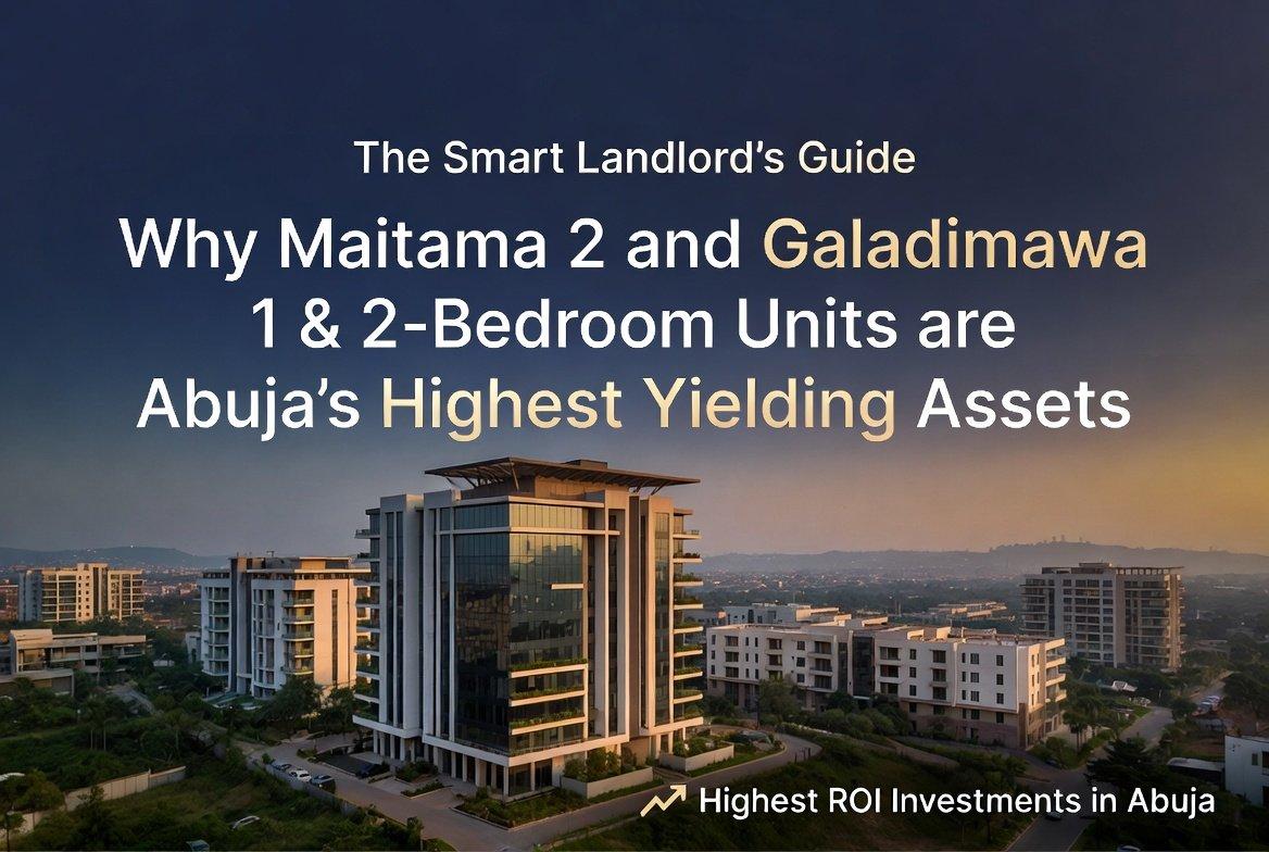 The Smart Landlord’s Guide: Why Maitama 2 and Galadimawa 1 & 2-Bedroom Units are Abuja’s Highest Yielding Assets