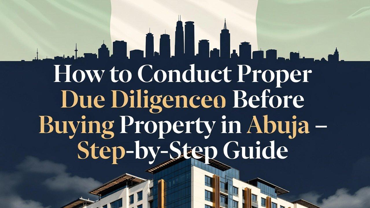 How to Conduct Proper Due Diligence Before Buying Property in Abuja – Step-by-Step Guide