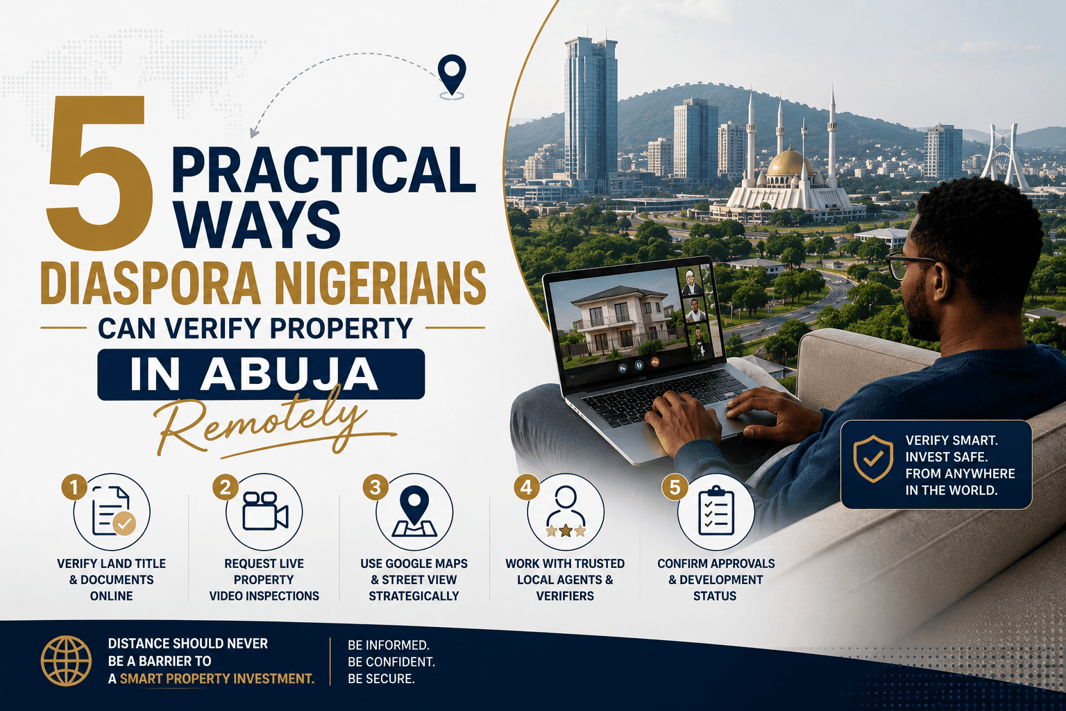5 Practical Ways Diaspora Nigerians Can Verify Property in Abuja Remotely