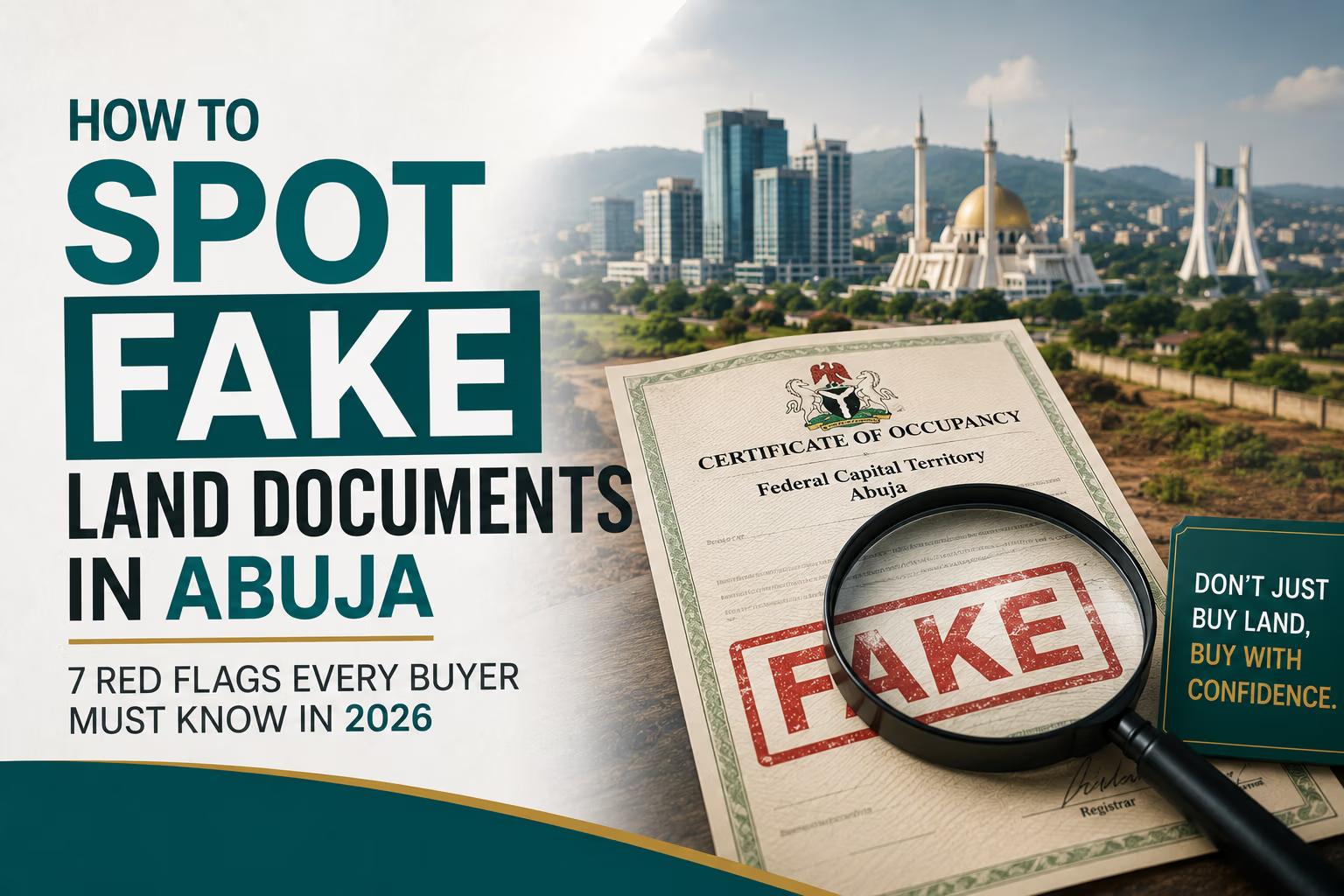 How to Spot Fake Land Documents in Abuja – 7 Red Flags Every Buyer Must Know in 2026