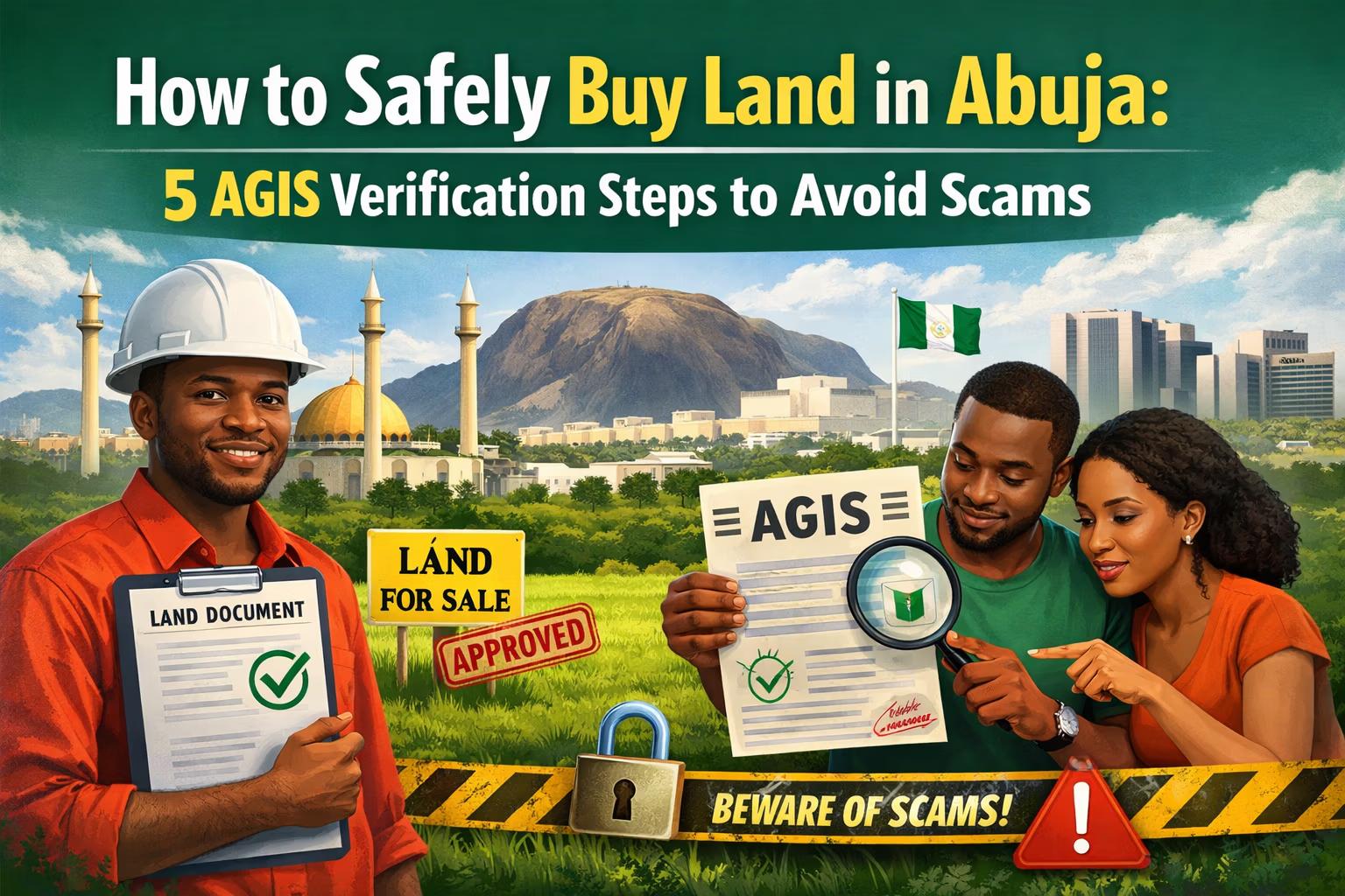 How to Safely Buy Land in Abuja: 5 AGIS Verification Steps to Avoid Scams