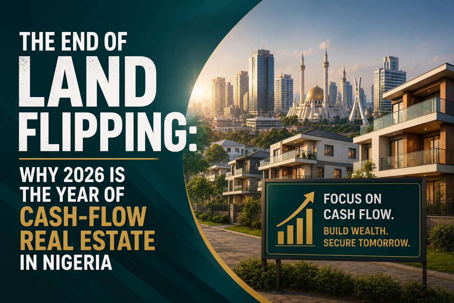 The End of Land Flipping: Why 2026 is the Year of Cash-Flow Real Estate in Nigeria