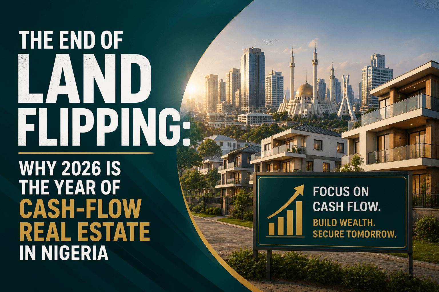 The End of Land Flipping: Why 2026 is the Year of Cash-Flow Real Estate in Nigeria