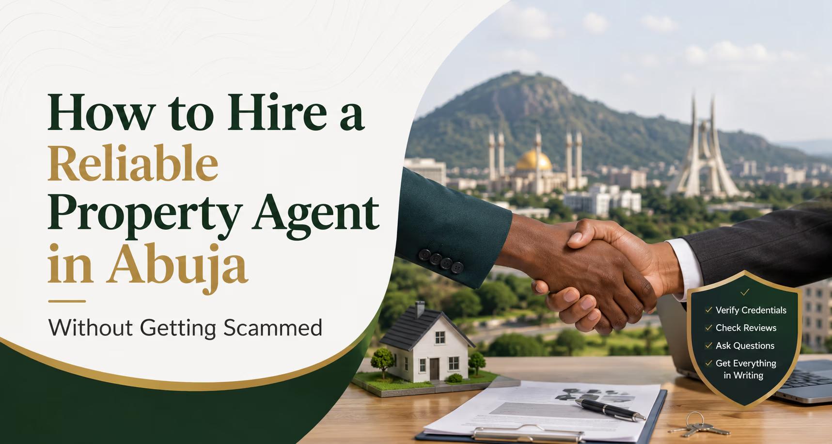 How to Hire a Reliable Property Agent in Abuja Without Getting Scammed