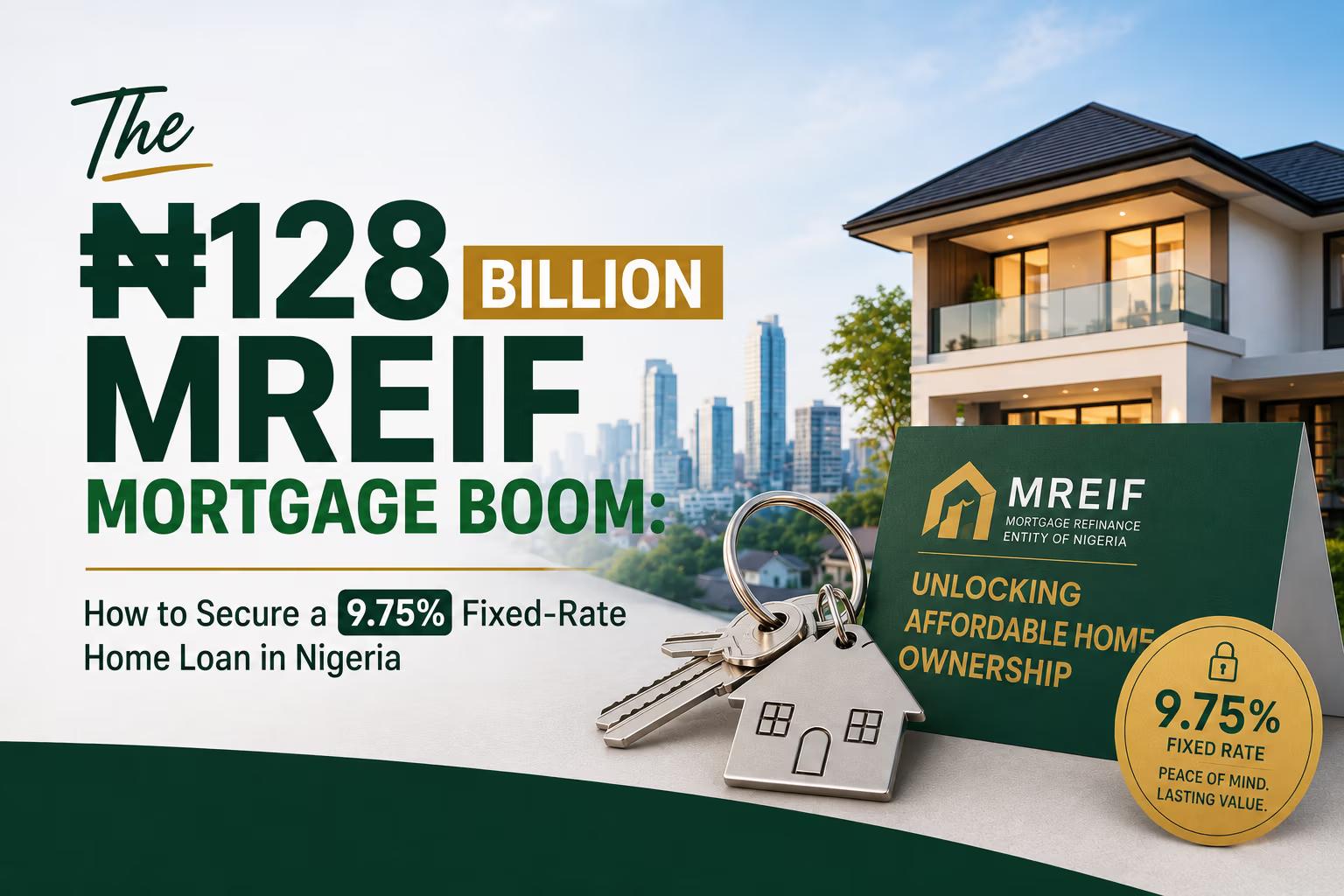 The ₦128 Billion MREIF Mortgage Boom: How to Secure a 9.75% Fixed-Rate Home Loan in Nigeria